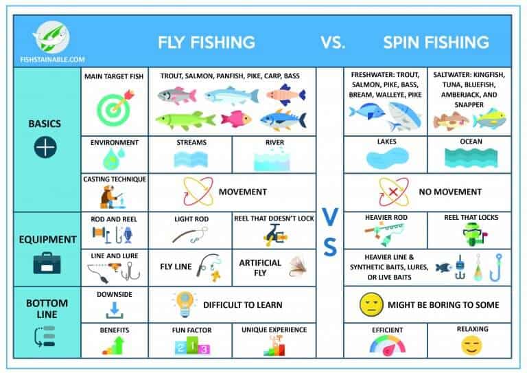 Fly Fishing vs. Spin Fishing Which is Better? Pros & Cons