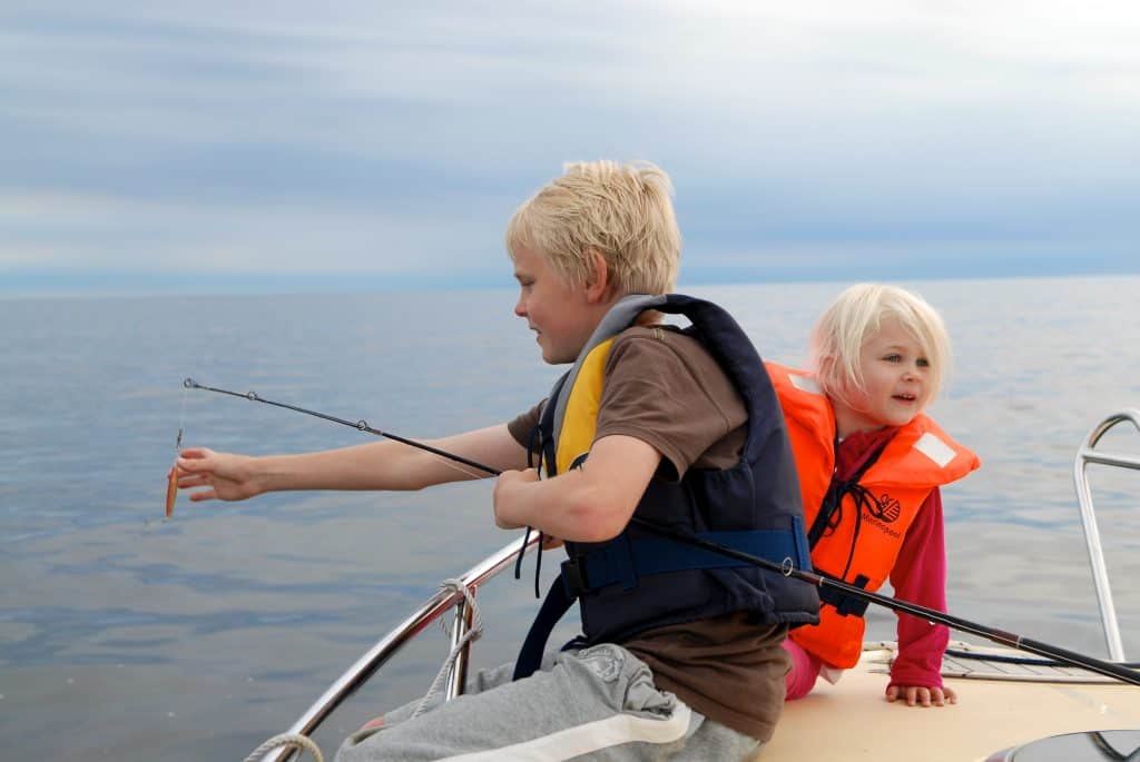 Scandinavian family lifestyle, summer.