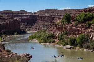 kayaking on a colorado river
